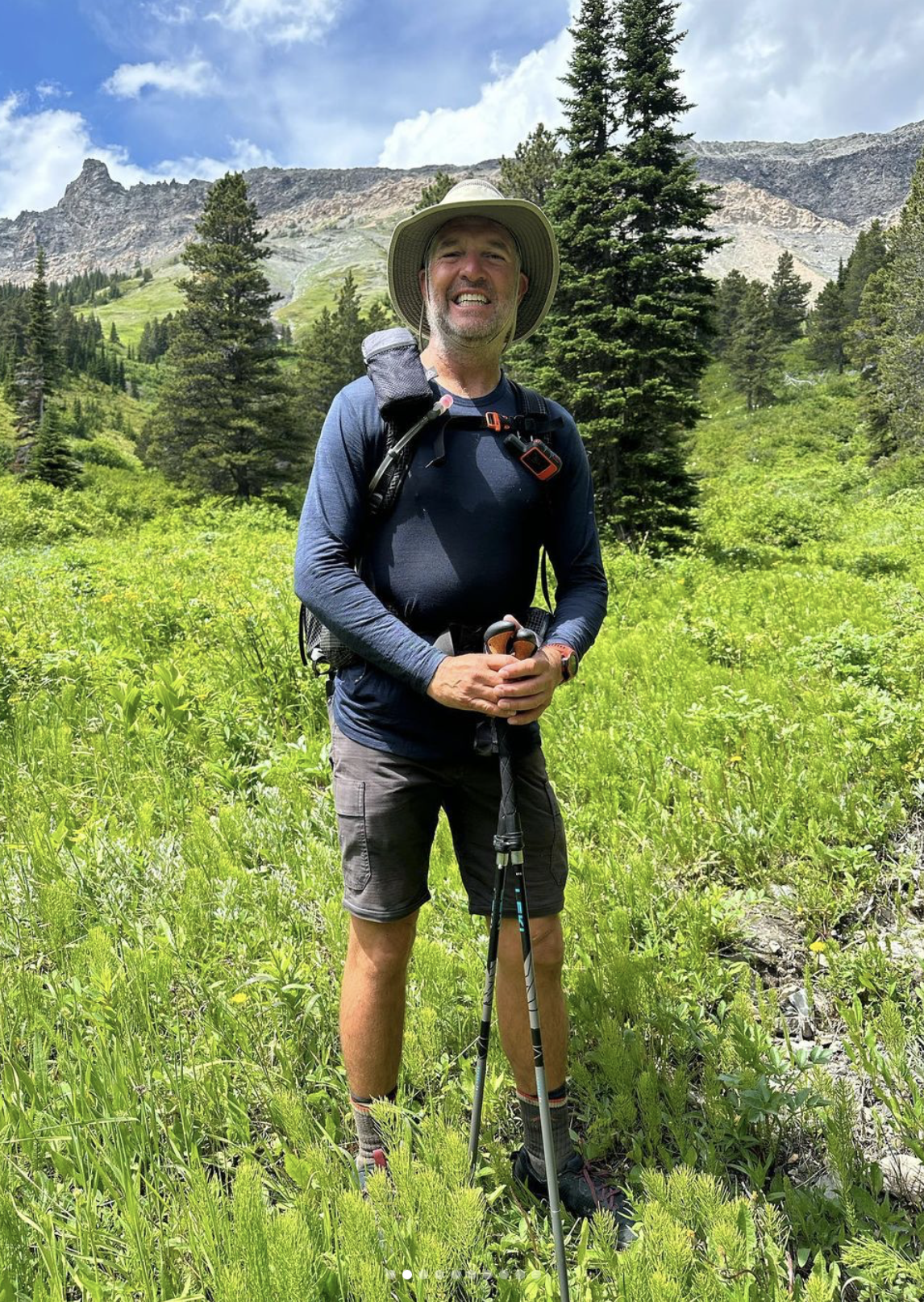 Tom Levee made the 870 mile trek through New Mexico. He continues his journey now moving south from the northern-most point of the CDT in Glacier National Park.